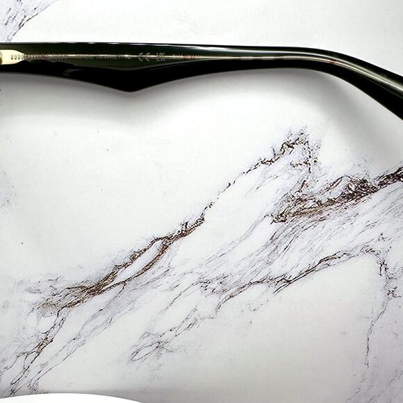 New Burberry Sunglasses Black Vintage Check Oval Gold Logo Womens New BURBERRY - Picture 9 of 16